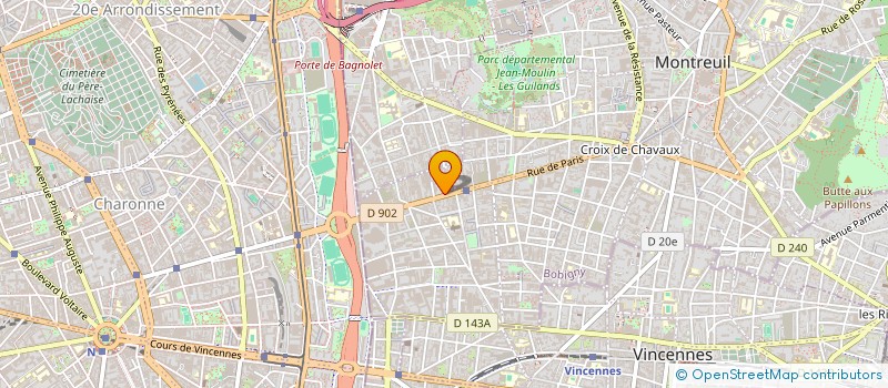 localisation de l'entreprise DECO STYLE à MONTREUIL
