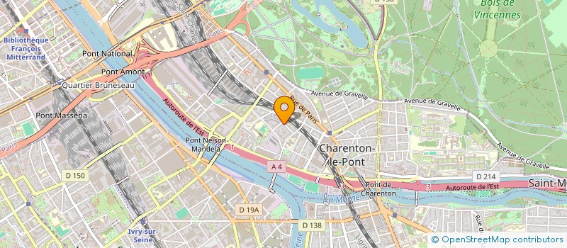 localisation de l'entreprise DECO SUCREE  CHARENTON-LE-PONT