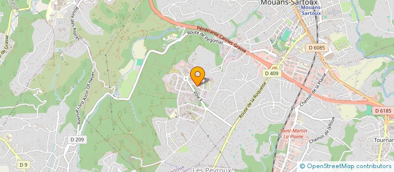 localisation de l'entreprise DECO SUN  MOUANS-SARTOUX