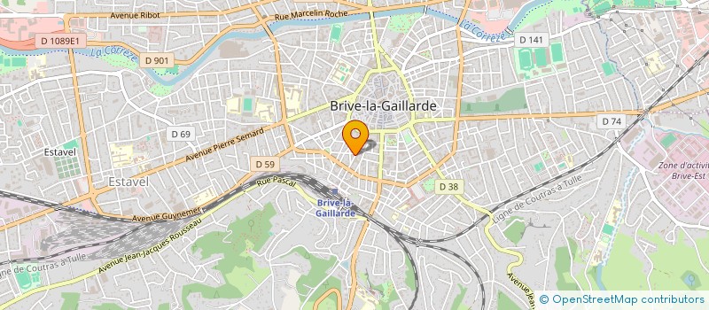 localisation de l'entreprise DECO SYSTEM à BRIVE-LA-GAILLARDE