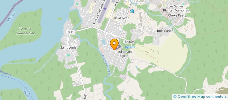 localisation de l'entreprise DECO UNIVER à SAINT-LAURENT-DU-MARONI