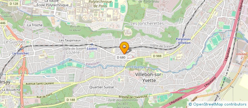 localisation de l'entreprise DECO V2 à PALAISEAU