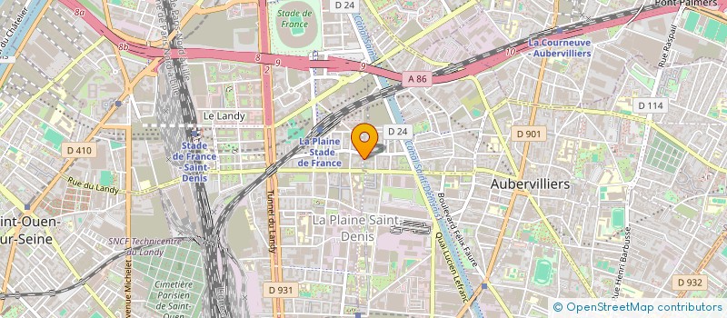 localisation de l'entreprise DECO VAMOS à AUBERVILLIERS