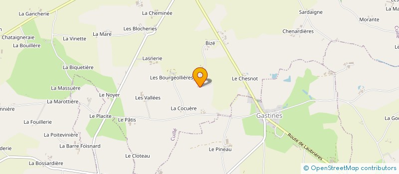 localisation de l'entreprise DECO VERTE & NATURE à CUILLE