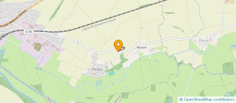 localisation de l'entreprise DECO'VET  AVANCON