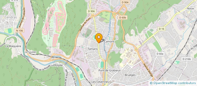 localisation de l'entreprise DECO3D à ALES