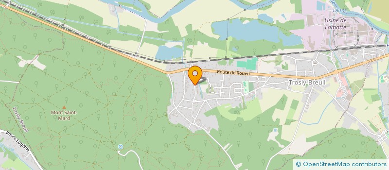 localisation de l'entreprise DECO60  TROSLY-BREUIL