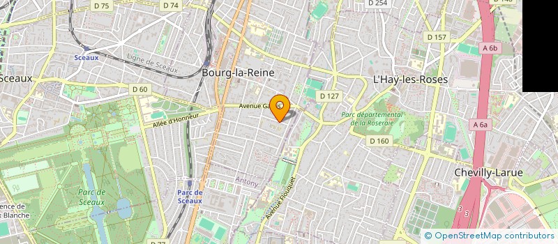 localisation de l'entreprise DECO7 à BOURG-LA-REINE