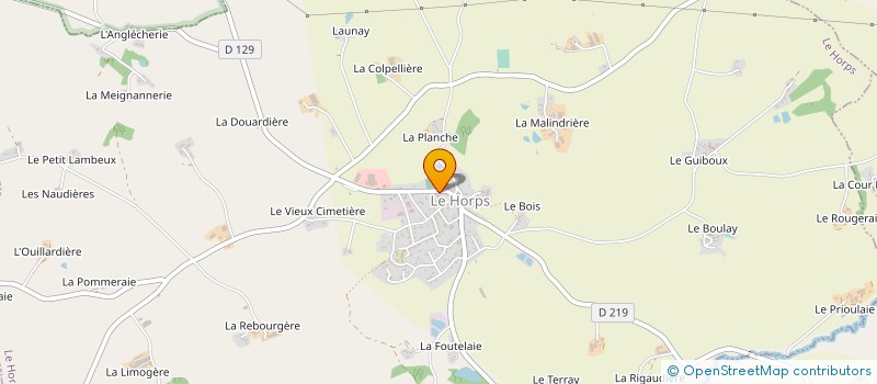 localisation de l'entreprise DECOAR  LE HORPS