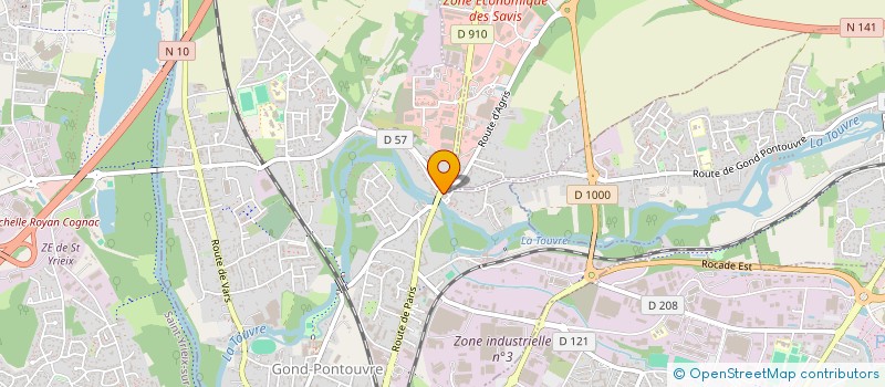 localisation de l'entreprise DECOBAIE à GOND-PONTOUVRE