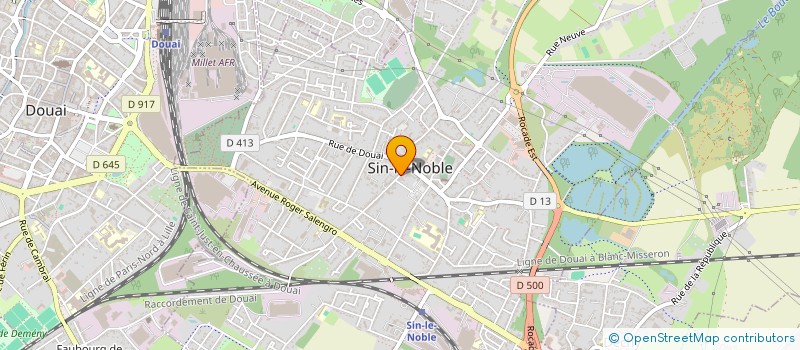 localisation de l'entreprise DECOBALLONS  SIN-LE-NOBLE