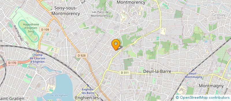 localisation de l'entreprise DECOBAT  MONTMORENCY