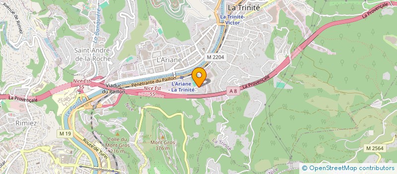 localisation de l'entreprise DECOBAT à LA TRINITE
