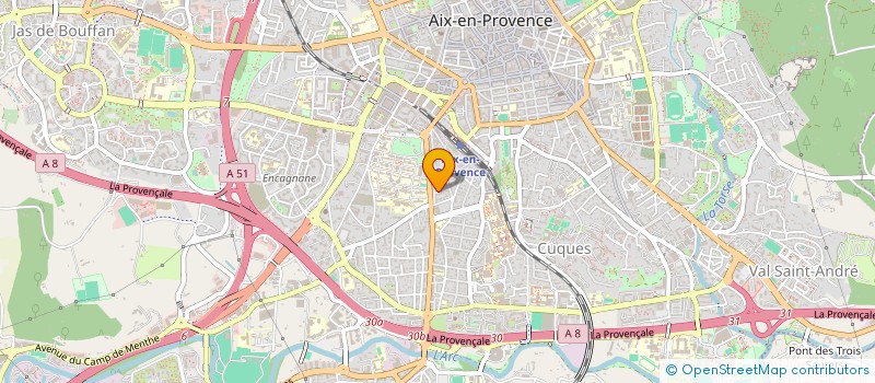 localisation de l'entreprise DECOBAT  AIX-EN-PROVENCE
