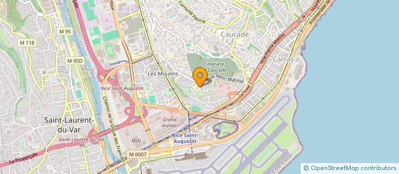 localisation de l'entreprise DECOBAT à NICE