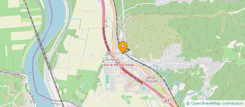 localisation de l'entreprise DECOBAT  MORNAS