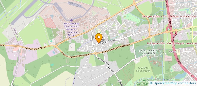 localisation de l'entreprise DECOBAT CONCEPT à MERIGNAC