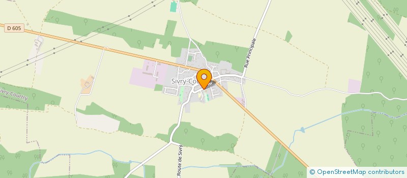 localisation de l'entreprise DECOBAT FRERES à SIVRY-COURTRY