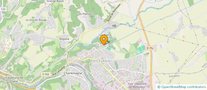 localisation de l'entreprise DECOBAT PRESTIGE à PONT-EVEQUE