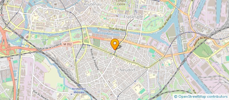 localisation de l'entreprise DECOBATI à STRASBOURG