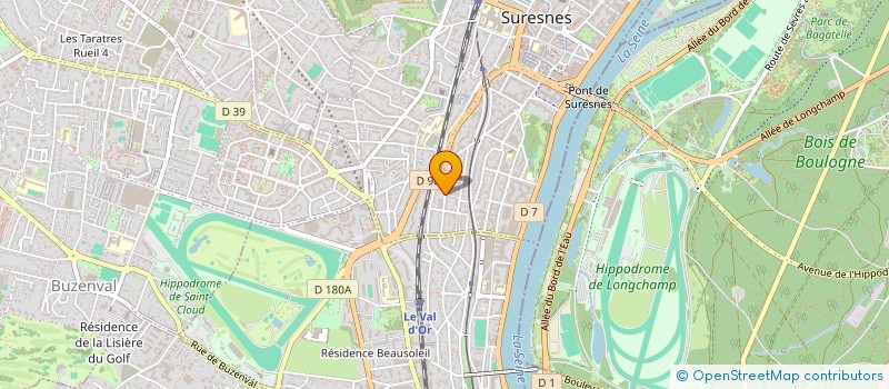 localisation de l'entreprise DECOBATI à SURESNES