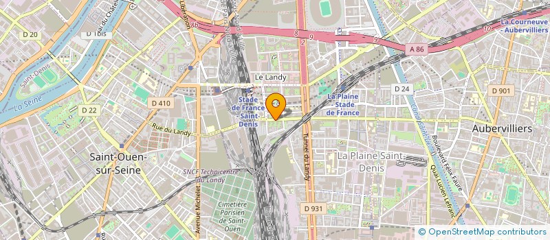 localisation de l'entreprise DECOBATI à SAINT-DENIS