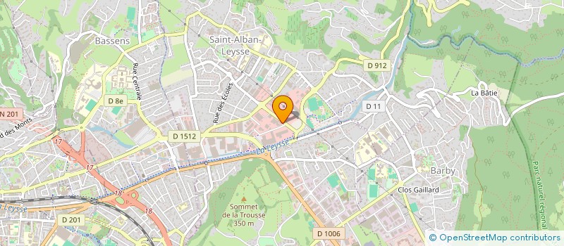 localisation de l'entreprise DECOBECQ AUTOMATISMES à SAINT-ALBAN-LEYSSE