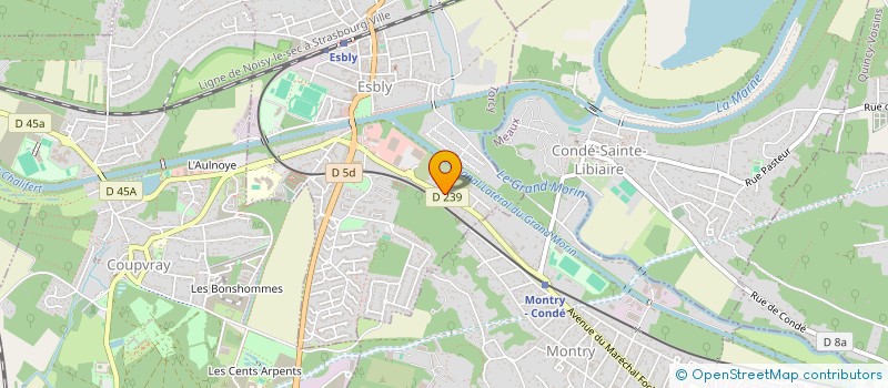 localisation de l'entreprise DECOCERAMIC à ESBLY