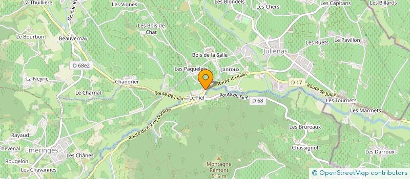 localisation de l'entreprise DECOCOM  JULIENAS