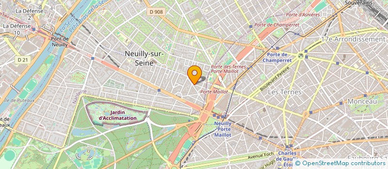 localisation de l'entreprise DECOCONSEIL EXPERTISE à NEUILLY-SUR-SEINE