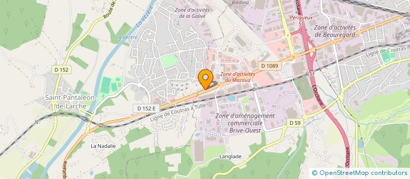 localisation de l'entreprise DECODESIGN  BRIVE-LA-GAILLARDE