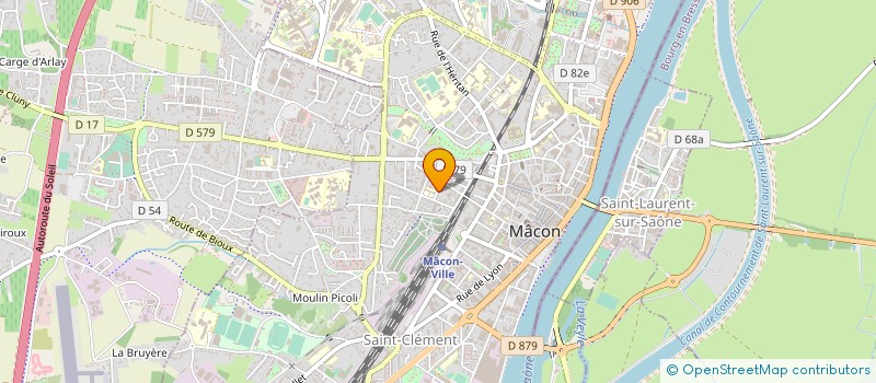 localisation de l'entreprise DECODEX à MACON