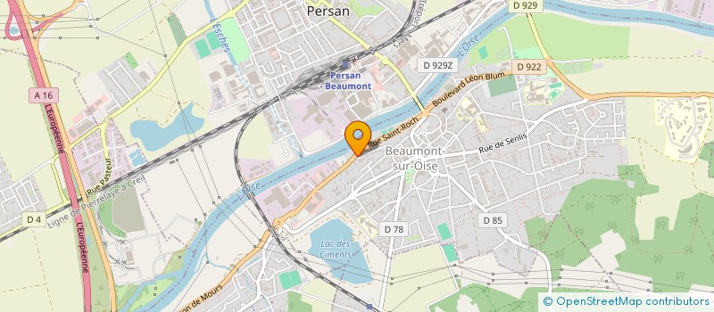 localisation de l'entreprise DECODOMI à BEAUMONT-SUR-OISE
