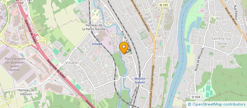 localisation de l'entreprise DECOFACE à CORBEIL-ESSONNES