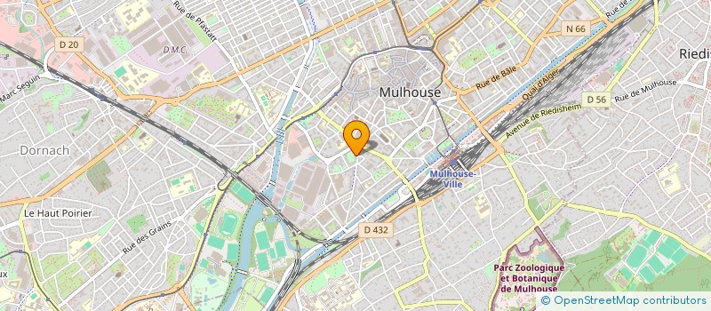 localisation de l'entreprise DECOFERM à MULHOUSE