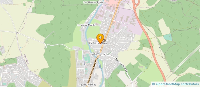 localisation de l'entreprise DECOFESTIF à GRAVIGNY