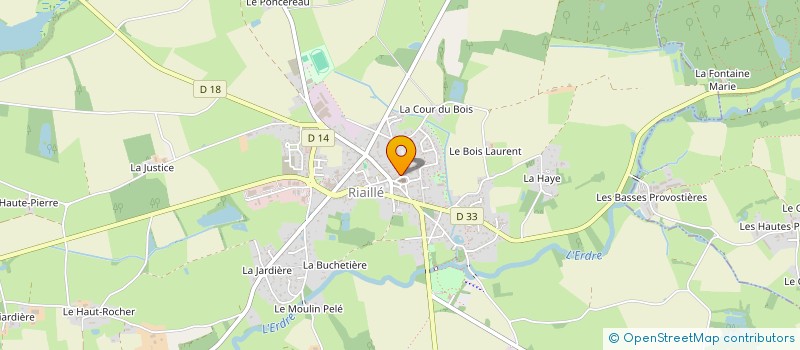 localisation de l'entreprise DECOFIL  RIAILLE