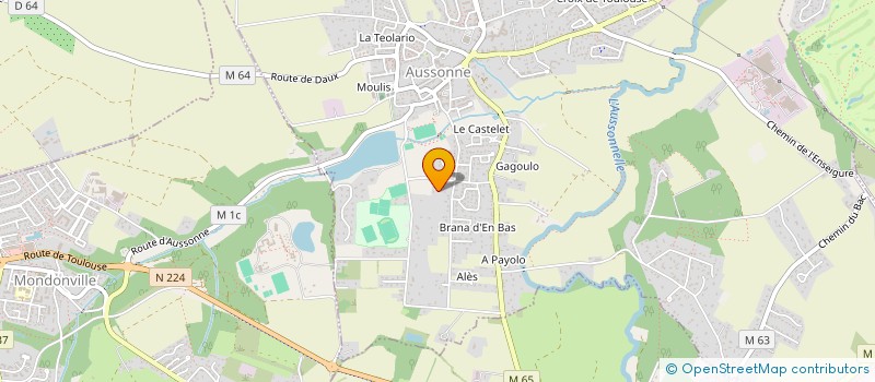 localisation de l'entreprise DECOFIN à AUSSONNE