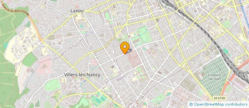 localisation de l'entreprise DECOFLORE à NANCY