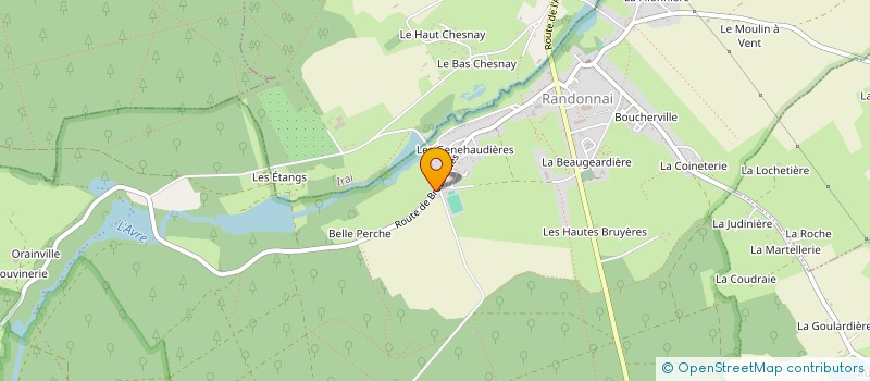 localisation de l'entreprise DECOFOLIES RANDONNAI à TOUROUVRE AU PERCHE