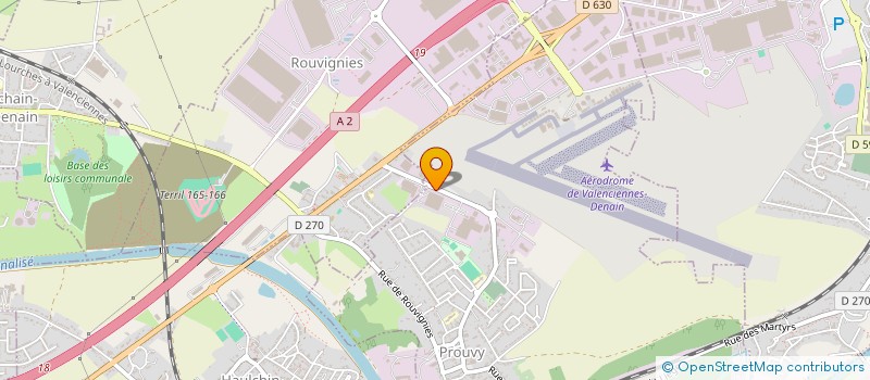 localisation de l'entreprise DECOFORCE à PROUVY