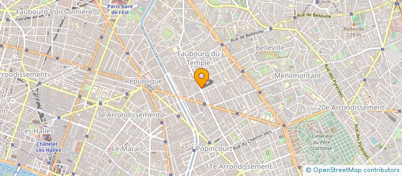 localisation de l'entreprise DECOFORME  PARIS