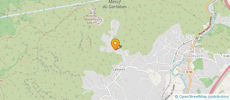 localisation de l'entreprise DECOGRAVURE à ROQUEVAIRE