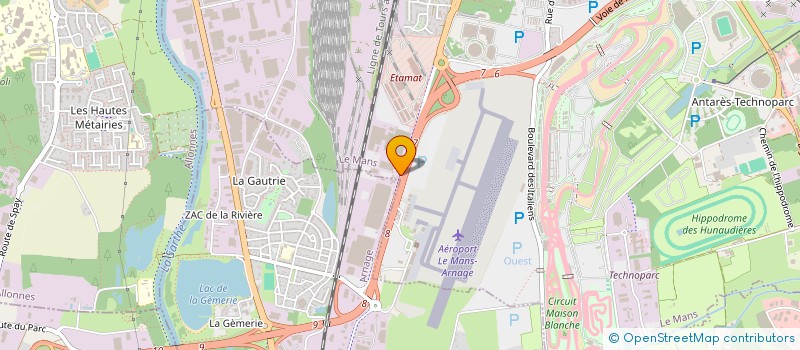 localisation de l'entreprise DECOL78  LE MANS