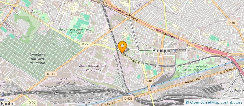localisation de l'entreprise DECOLAC à BOBIGNY