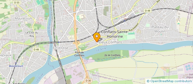 localisation de l'entreprise DECOLIA à CONFLANS-SAINTE-HONORINE