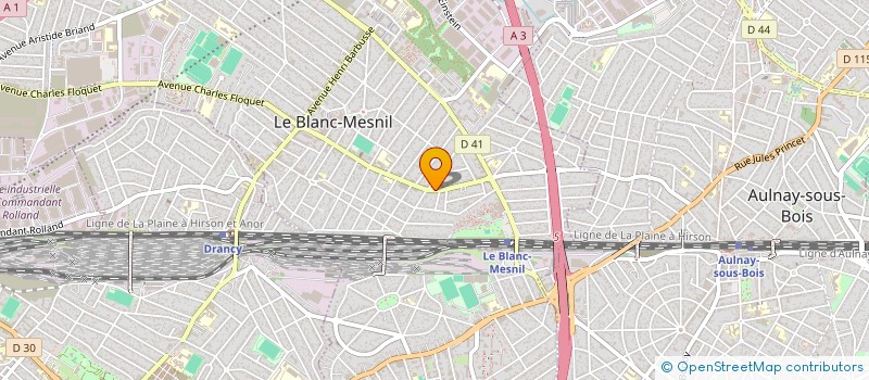 localisation de l'entreprise DECOLIGHT à LE BLANC-MESNIL