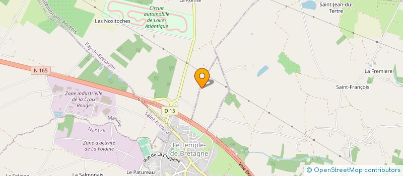 localisation de l'entreprise DECOLISTEL à LE TEMPLE-DE-BRETAGNE