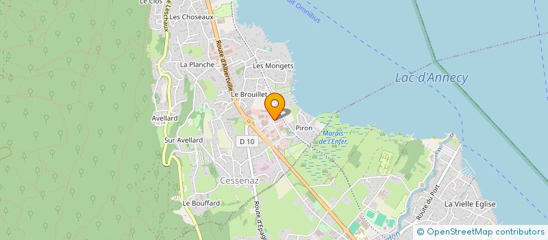 localisation de l'entreprise DECOLLETAGE ANNECIEN  SEVRIER