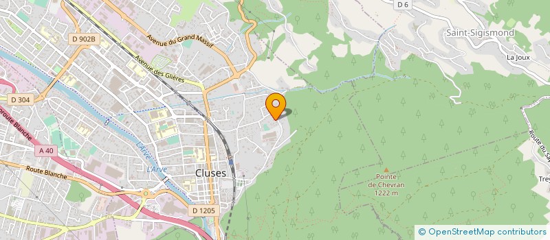 localisation de l'entreprise DECOLLETAGE DE VERS GLAY à CLUSES